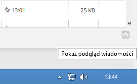 Otwieranie wiadomości webamil